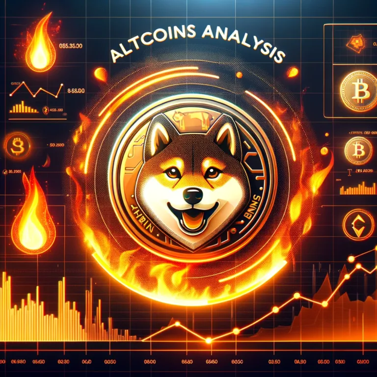 DALL·E 2024-02-05 15.59.36 - Create a visually appealing feature image that represents the Shiba Inu cryptocurrency, emphasizing the concept of token burn rate. Incorporate a dyna